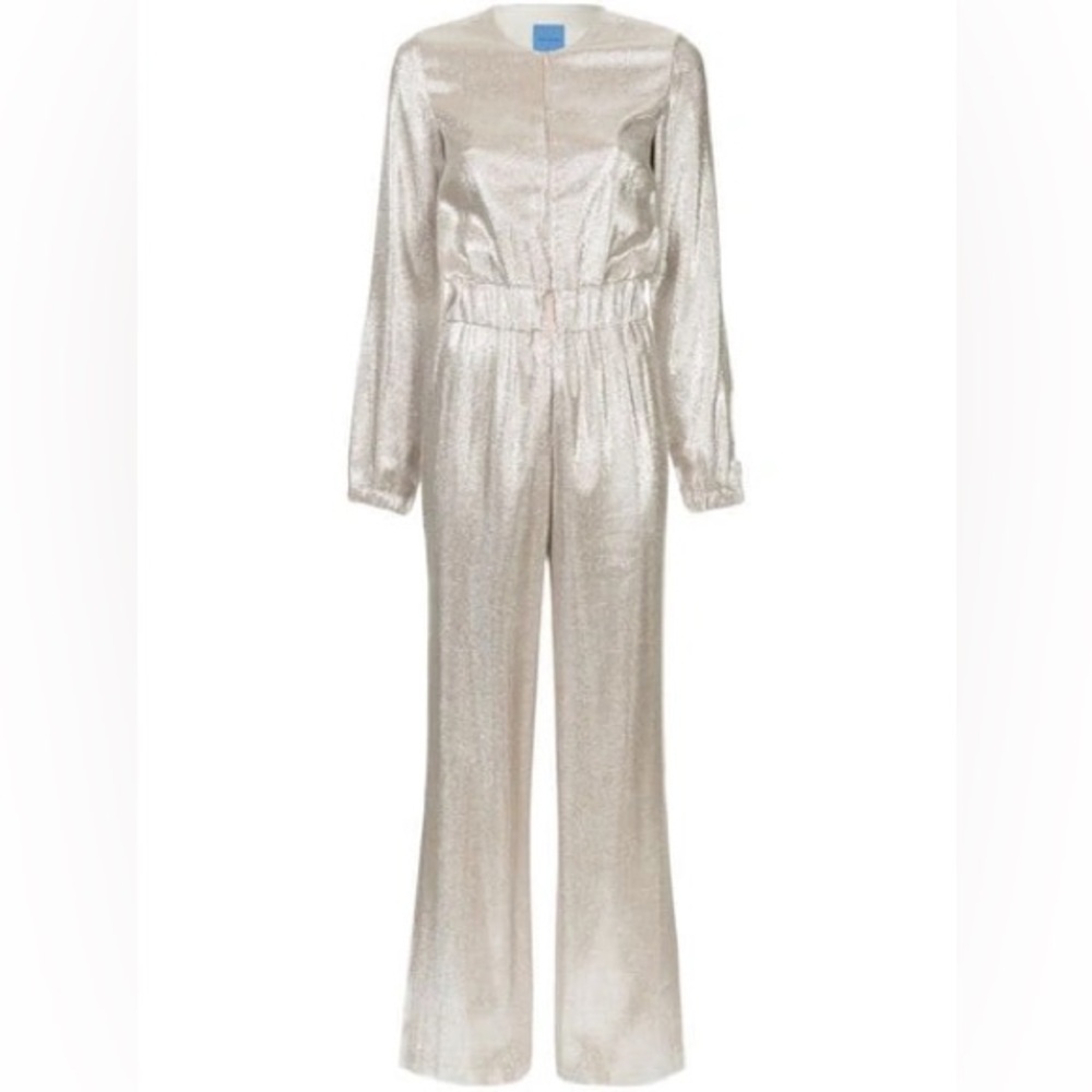 Macgraw Metallic Silver Playsuit